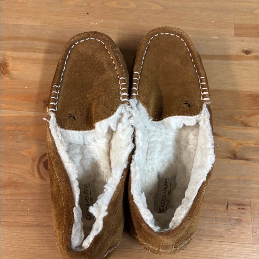 Koolaburra by UGG Lezly Brown Suede Women’s Slippers.